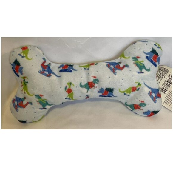Squeaky & Crinkle Toy Dog Toy Bone Shaped Has Squaker Greenbrier Kennel Club - Picture 3 of 6
